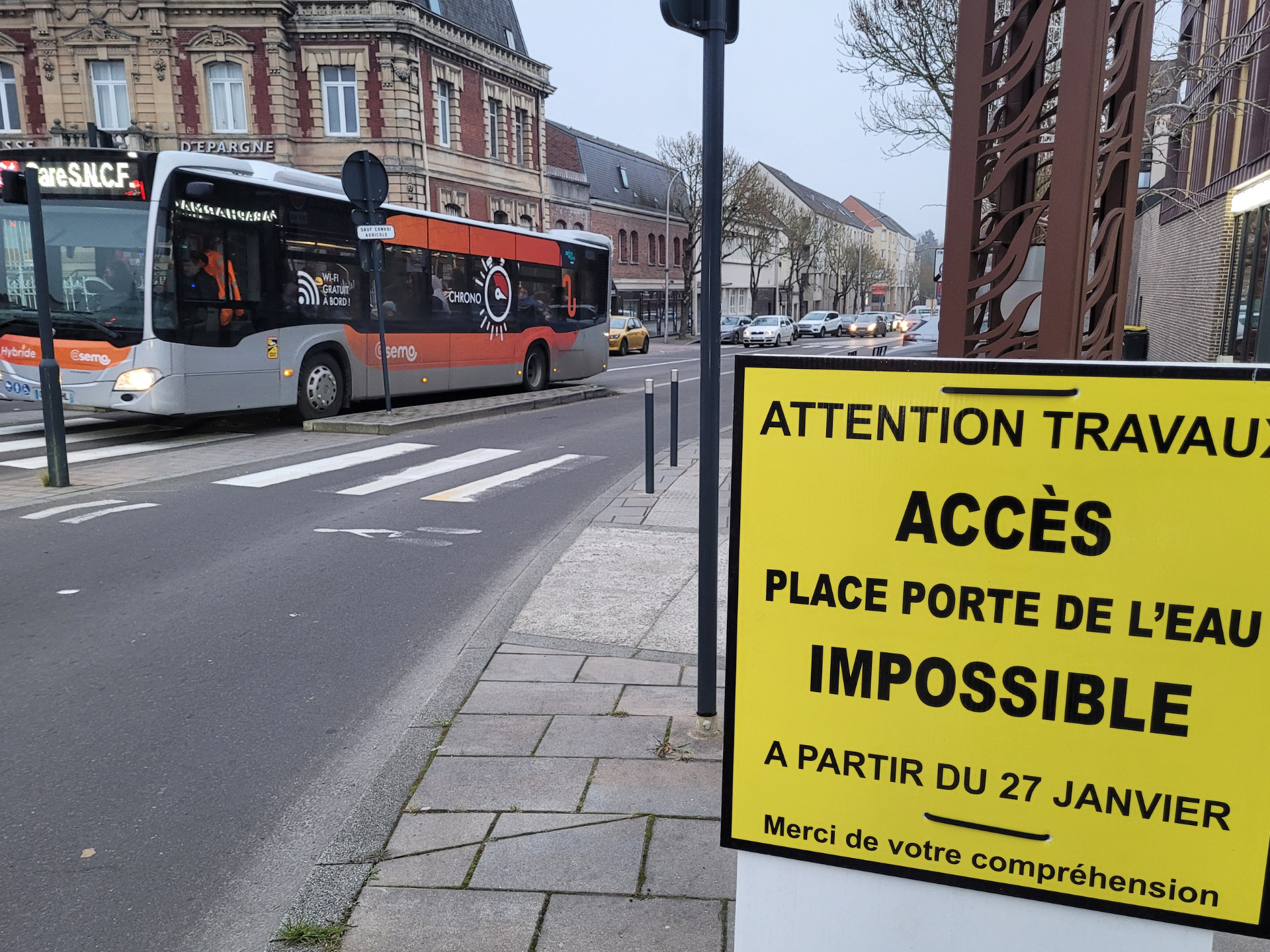  Porte de l’Eau : consolider le sous-sol avant d’embellir la place